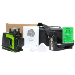 Huepar GF360G - 3 Lignes Vertes De 360 Degrés - Ligne Transversale à Nivellement Automatique, Base Magnétique De 360° -Promos Brico Forte Boutique 53998779 4