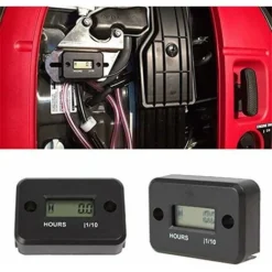 étanche Affichage LCD Compteur Horaire Numérique Minuterie De Jauge Pour Quad Moto Motoneige Motocross Pit Bike Tondeuse à Gazon Tracteur Camion -Promos Brico Forte Boutique 55030810 3