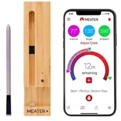 Thermomètre Sans Fil MEATER PLUS - Sonde à Viande Intelligente Et Longue Portée (50m)