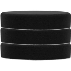 Éponges De Polissage 150mm En Mousse Pour Polisseuses - 3 Pièces – Noir -Promos Brico Forte Boutique 56490151 3