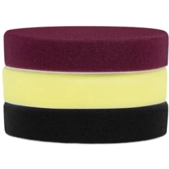 Éponges De Polissage 150mm / Tampons De Polissage En Mousse Pour Polisseuses - 3 Pièces -Promos Brico Forte Boutique 56490479 3