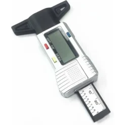 Jauge Numérique LCD De Pneu Tire Fil Jauge De Profondeur De Pneu Pour Camion Voiture, Gamme De Mesure 0-25.4mm (Argent) -Promos Brico Forte Boutique 57555151 4