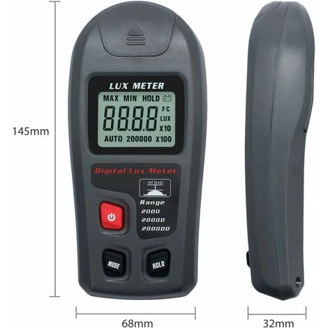 BR-Life 20000 FC/200000 Digitaler Belichtungsmesser Luxmeter Digitaler Beleuchtungsstärke-Photometer LCD-Beleuchtungsstärke-Luminometer-Lichttester Für Schule, Heim, Industrie, Lager, Labor 5 BR-Life 20000 FC/200000 Digitaler Belichtungsmesser Luxmeter Digitaler Beleuchtungsstärke-Photometer LCD-Beleuchtungsstärke-Luminometer-Lichttester Für Schule, Heim, Industrie, Lager, Labor – Image 5