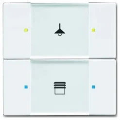 BUSCH-JAEGER 6126/02-84 KNX MODULE CAPTEUR TOUCHES DOUBLE/QUADRUPLE, MULTIFONCTION , DAVOS/BLANC STUDIO, SOLO CARAT