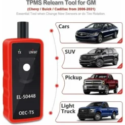 GDRHVFD 50448 Tpms - Outil De Réapprentissage Pour Voiture - Moniteur De Pression De Pneus - Capteur Pour Gm/Opel - Outil De Réinitialisation -Promos Brico Forte Boutique 58080456 3
