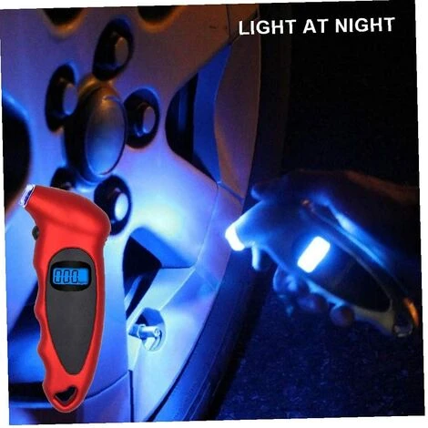 GDRHVFD Pneu Numérique Ecran Lcd Indicateur De Pression 100Psi 4 Réglages De Pression Des Pneus Compteur Rouge, Des Outils De Mesure Accessoir De La Voiture 4 GDRHVFD Pneu Numérique Ecran Lcd Indicateur De Pression 100Psi 4 Réglages De Pression Des Pneus Compteur Rouge, Des Outils De Mesure Accessoir De La Voiture – Image 4