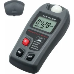 20000 FC/200000 Luxmètre Numérique Lux Mètre Digital Poche Photomètre Illuminance Numérique LCD Éclairement Luminomètre Teseur De Lumière Mètre Pour École Famille Industrie Entrepôt Lab (145 X 67 X 32