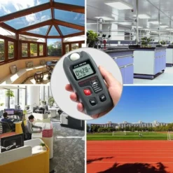 20000 FC/200000 Luxmètre Numérique Lux Mètre Digital Poche Photomètre Illuminance Numérique LCD Éclairement Luminomètre Teseur De Lumière Mètre Pour École Famille Industrie Entrepôt Lab (145 X 67 X 32 -Promos Brico Forte Boutique 58666208 5