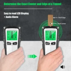 Détecteur Numérique De Construction 5 En 1, Détecteur De Mur Avec Ecran LCD, Scanner Électronique De Goujons Détecter Métaux/Fils Électrique/Studs En Bois Dans Murs, Sols Et Plafonds (165X76X35mm) ——V -Promos Brico Forte Boutique 58666230 5