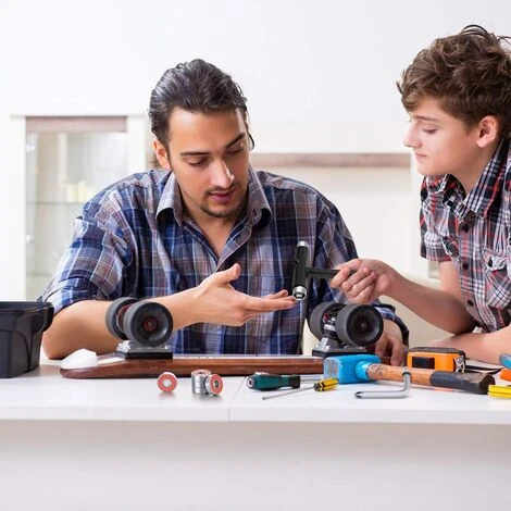 2PCS Skate Outil Multi-Fonction Portable Planche à Roulettes T Accessoires Outils Avec T Type D'intérieur à Six Pans Spanner Et L Tournevis Cruciforme Clé Noir Et Blanc 5 2PCS Skate Outil Multi-Fonction Portable Planche à Roulettes T Accessoires Outils Avec T Type D'intérieur à Six Pans Spanner Et L Tournevis Cruciforme Clé Noir Et Blanc – Image 5