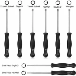 MINKUROW 8 Tournevis De Carburateur Différents, Ensemble D'outils De Réglage Du Carburateur Avec 10 Aiguilles De Nettoyage Et 5 Brosses De Nettoyage Pour Moteur À Carburateur 2 Temps -Promos Brico Forte Boutique 60016109 3