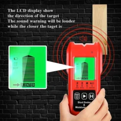 Détecteur Numérique De Construction 7 En 1,Électrique Detecteur De Metal Cable électrique,DétecteuMatériaux Mur Pour Bois Métal Détection -Promos Brico Forte Boutique 60029975 2