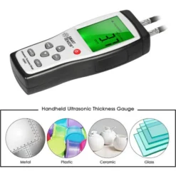 SMART SENSOR Jauge D'épaisseur à Ultrasons Professionnelle Portable LCD Testeur D'épaisseur Numérique Gamme De Mètres De Profondeur 1.2 ~ 225mm Haute Précision -Promos Brico Forte Boutique 60580506 5