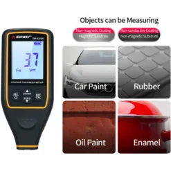 Jauge D'épaisseur De Revêtement D'épaisseur De Revêtement De Peinture Numérique SNDWAY Appareil De Contrôle D'épaisseur De Revêtement De Testeur D'épaisseur Avec Fonction Automatique Détecteur De Voiture De Sonde Fe / NF Revêtement De Revêtement De Véhicule Automobile De Peinture Testeur De Mètre Avec écran De Rotation,Le Noir 9 Jauge D'épaisseur De Revêtement D'épaisseur De Revêtement De Peinture Numérique SNDWAY Appareil De Contrôle D'épaisseur De Revêtement De Testeur D'épaisseur Avec Fonction Automatique Détecteur De Voiture De Sonde Fe / NF Revêtement De Revêtement De Véhicule Automobile De Peinture Testeur De Mètre Avec écran De Rotation,Le Noir -Promos Brico Forte Boutique 60580581 5