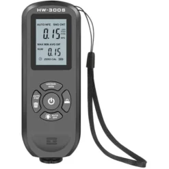 Jauge D'épaisseur De Revêtement De HW-300S Testeur D'épaisseur De Film De Peinture Numérique De Haute Précision Outil De Mesure D'épaisseur D'affichage De Rétroéclairage LCD,Le Noir,écran Vertical