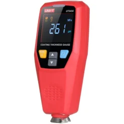 Jauge D'épaisseur De Revêtement De Peinture à Double Usage UNI-T Pour La Mesure De Substrat Ferreux / Substrat Non Ferreux Testeur D'épaisseur De Revêtement Numérique Portable 0～1750μm Jauge D'épaisseur De Film De Peinture De Galvanoplastie Automobile Testeur Automatique De Peinture De Voiture,Rouge