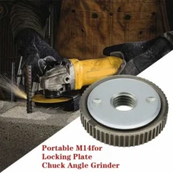 Déstockage 1 Pièce Écrou De Serrage Rapide 14M En Argent Écrou à Dégagement Rapide - Pratique Et Dispensable Remplacement D’Outil Professional Convenant Aux Meuleuses D’Angle Et Aux Machines De Coupe -Promos Brico Forte Boutique 60740379 5