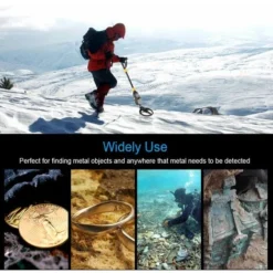 Détecteur De Métaux, écran LCD Pour Recherche Or, Argent, Bijoux Et Chasse Aux Trésors -Promos Brico Forte Boutique 60743879 5