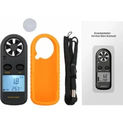 Anémomètre Numérique De Poche LCD Thermomètre De Vitesse Du Vent CE APPROUVÉ