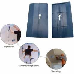 2 PCS Outil De Fixation Pour Cloison Sèche, Prend En Charge Le Tableau En Place Lors De L'installation Élévateur De Panneau En Gypse,—VEBTles -Promos Brico Forte Boutique 63813294 4