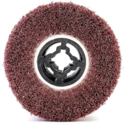 DENUOTOP Brosse Abrasive Brosse En Fibre Synthétique Pour Rénovateur Extérieur, Ø120x100x19mm, Grain 120 -Promos Brico Forte Boutique 64075163 4