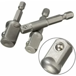 Lot De 3 Adaptateurs De Douille à Choc 6,35 Mm, 9,5 Mm, 12,7 Mm -Arcenciél -Promos Brico Forte Boutique 64126806 5