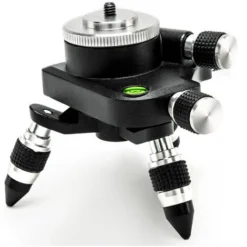 Adaptateur De Niveau Laser, Trépied Support En Alliage D'aluminium, Filetage 1/4" Et 5/8'' Pour La Plupart Des Niveaux Lasers, Base Rotative Fine à 360 Degrés