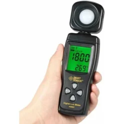 Luxmètre ， 1 Pcs Capteur Intelligent AS813 Luxmètre Numérique Lux 1-200000 Lux Lumenmeter Haute Précision Lux / FC Tester 56Vingt -Promos Brico Forte Boutique 64936868 3
