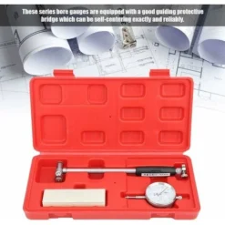 Vérificateur D'Alésage,Jauge D'Alésage 50-160MM Indicateur De Diamètre Outils De Cylindre Pour Mesurer Les Dimensions Internes Des Pièces，1 Ensemble 56Vingt -Promos Brico Forte Boutique 64941137 4