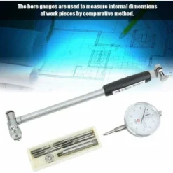 Vérificateur D'Alésage,Jauge D'Alésage 50-160MM Indicateur De Diamètre Outils De Cylindre Pour Mesurer Les Dimensions Internes Des Pièces，1 Ensemble 56Vingt -Promos Brico Forte Boutique 64941137 5