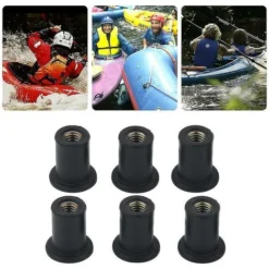 Paquet De 30 écrous De Pare-brise En Caoutchouc Noir M5 Pour Moto-BDD 6 Paquet De 30 écrous De Pare-brise En Caoutchouc Noir M5 Pour Moto-BDD -Promos Brico Forte Boutique 65376177 3