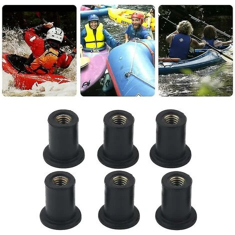 Paquet De 30 écrous De Pare-brise En Caoutchouc Noir M5 Pour Moto-BDD 3 Paquet De 30 écrous De Pare-brise En Caoutchouc Noir M5 Pour Moto-BDD – Image 3