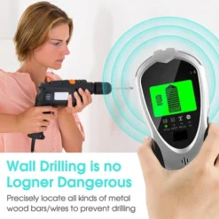 Détecteur De Scanner Mural Détecteur De Câble 4 En 1 Multifonctionnel Avec Alarme Audio à écran LCD, Détecteur De Câble Détecteur De Câble Détecteur De Câble Pour Ligne électrique En Bois Métallique 7 Détecteur De Scanner Mural Détecteur De Câble 4 En 1 Multifonctionnel Avec Alarme Audio à écran LCD, Détecteur De Câble Détecteur De Câble Détecteur De Câble Pour Ligne électrique En Bois Métallique -Promos Brico Forte Boutique 66976279 3