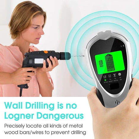 Détecteur De Scanner Mural Détecteur De Câble 4 En 1 Multifonctionnel Avec Alarme Audio à écran LCD, Détecteur De Câble Détecteur De Câble Détecteur De Câble Pour Ligne électrique En Bois Métallique 3 Détecteur De Scanner Mural Détecteur De Câble 4 En 1 Multifonctionnel Avec Alarme Audio à écran LCD, Détecteur De Câble Détecteur De Câble Détecteur De Câble Pour Ligne électrique En Bois Métallique – Image 3