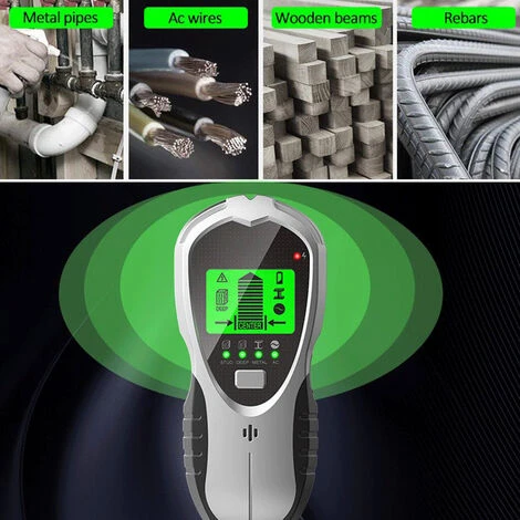 Détecteur De Scanner Mural Détecteur De Câble 4 En 1 Multifonctionnel Avec Alarme Audio à écran LCD, Détecteur De Câble Détecteur De Câble Détecteur De Câble Pour Ligne électrique En Bois Métallique 4 Détecteur De Scanner Mural Détecteur De Câble 4 En 1 Multifonctionnel Avec Alarme Audio à écran LCD, Détecteur De Câble Détecteur De Câble Détecteur De Câble Pour Ligne électrique En Bois Métallique – Image 4