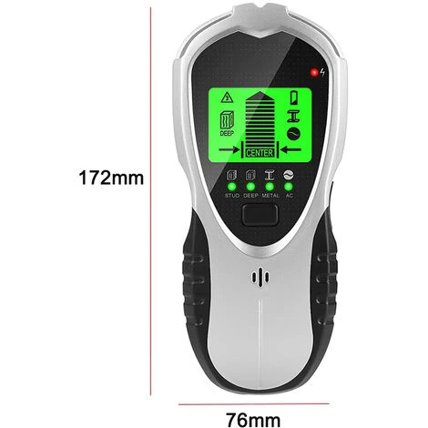 Détecteur De Scanner Mural Détecteur De Câble 4 En 1 Multifonctionnel Avec Alarme Audio à écran LCD, Détecteur De Câble Détecteur De Câble Détecteur De Câble Pour Ligne électrique En Bois Métallique 5 Détecteur De Scanner Mural Détecteur De Câble 4 En 1 Multifonctionnel Avec Alarme Audio à écran LCD, Détecteur De Câble Détecteur De Câble Détecteur De Câble Pour Ligne électrique En Bois Métallique – Image 5