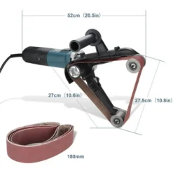 SWANEW Ponceuse à Bande Ponceuse à Bande Acier De Polissage Travail Efficace Meuleuse De Tuyau Polisseuse -Promos Brico Forte Boutique 66991158 2