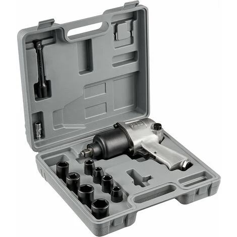 FORE Clé à Chocs Pneumatique 680nm 1/2" 7500r.p.m Poignee Antidérapante Argent 4 FORE Clé à Chocs Pneumatique 680nm 1/2" 7500r.p.m Poignee Antidérapante Argent – Image 4