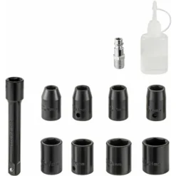 FORE Clé à Chocs Pneumatique 680nm 1/2" 7500r.p.m Poignee Antidérapante Argent 9 FORE Clé à Chocs Pneumatique 680nm 1/2" 7500r.p.m Poignee Antidérapante Argent -Promos Brico Forte Boutique 67654797 5