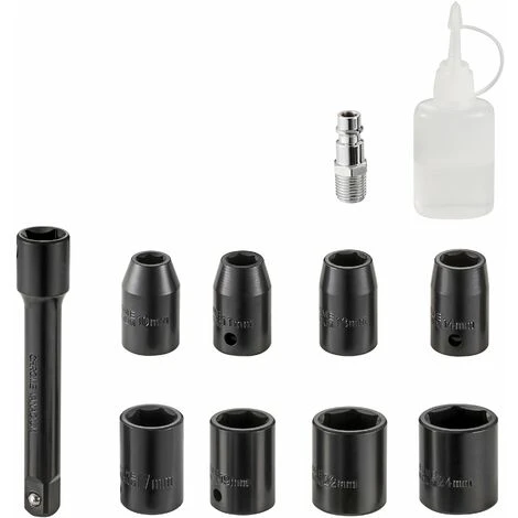 FORE Clé à Chocs Pneumatique 680nm 1/2" 7500r.p.m Poignee Antidérapante Argent 5 FORE Clé à Chocs Pneumatique 680nm 1/2" 7500r.p.m Poignee Antidérapante Argent – Image 5