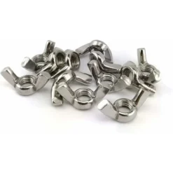 Écrou à Oreilles Modèle Léger Acier Inox DIN 315 (M12，10pièces） Ephé