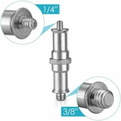 YIDOMDE Convertisseur Adaptateur Vis 1/4 à 3/8 Adaptateur De Sabot Froide Métal Mâle Vis à Filetage Adaptateur Trépied Vis à Filetage Convertisseurs Pour Appareil, Photo Monopode, Flash Light Support -Promos Brico Forte Boutique 68685524 3