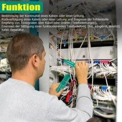 Hengda Testeur De Câbles Testeur De Câbles De Raccordement LAN - Câble Détecteur De Câbles Ethernet Chercheur De Câbles -Promos Brico Forte Boutique 69130518 2