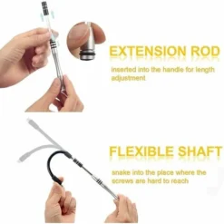 Déstockage Kit Tournevis De Précision Magnétique 60 En 1, Tournevis Outils De Réparation Pour Portable, Ordinateur, Lunettes,Laptop,Appareil -Promos Brico Forte Boutique 69250676 4