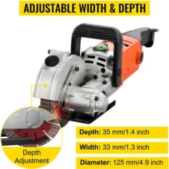 Perforateur Professionel Marteau-Perforateur Machine A Rainurer 125mm Electrique -Promos Brico Forte Boutique 69343157 3