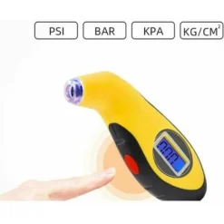 Indicateur De Pression électronique Numérique Des Pneus, Des Pneus De Voiture Jauge De Pression，Jaune -Promos Brico Forte Boutique 69712962 4
