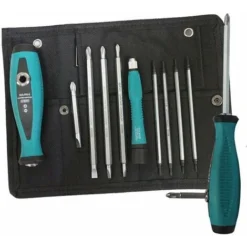 Kits De Tournevis, 10pcs/set Multifonction CR-V Magnétique Fendue Star Tournevis Set Double Tête De Tournevis Démontage Set Home Appliances Réparation Main Outil