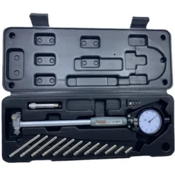 Vérificateur D'alésage，Indicateur De Jauge D'Alésage Lefou， Diamètre 50-160Mm 0.01Mm Indicateurs De Diamètre Mètre Outil D'Ensemble De Test De Mesure De Cylindre De Moteur De Précision，1 Ensemble Lefo