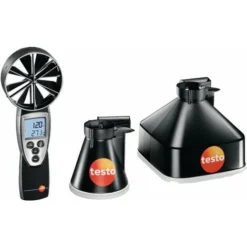 Lot Anemometre TESTO 417 + 2 Canes Mesure De Debit De VMC, TESTO, Ref 05634171