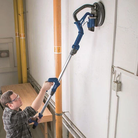 Ponceuse Pour Plâtre Rotative Scheppach DS920 225mm 230V 50Hz 710W + Accessoires, Vitesse Variable, Bras Télescopique, Pour Les Grandes Surfaces 3 Ponceuse Pour Plâtre Rotative Scheppach DS920 225mm 230V 50Hz 710W + Accessoires, Vitesse Variable, Bras Télescopique, Pour Les Grandes Surfaces – Image 3